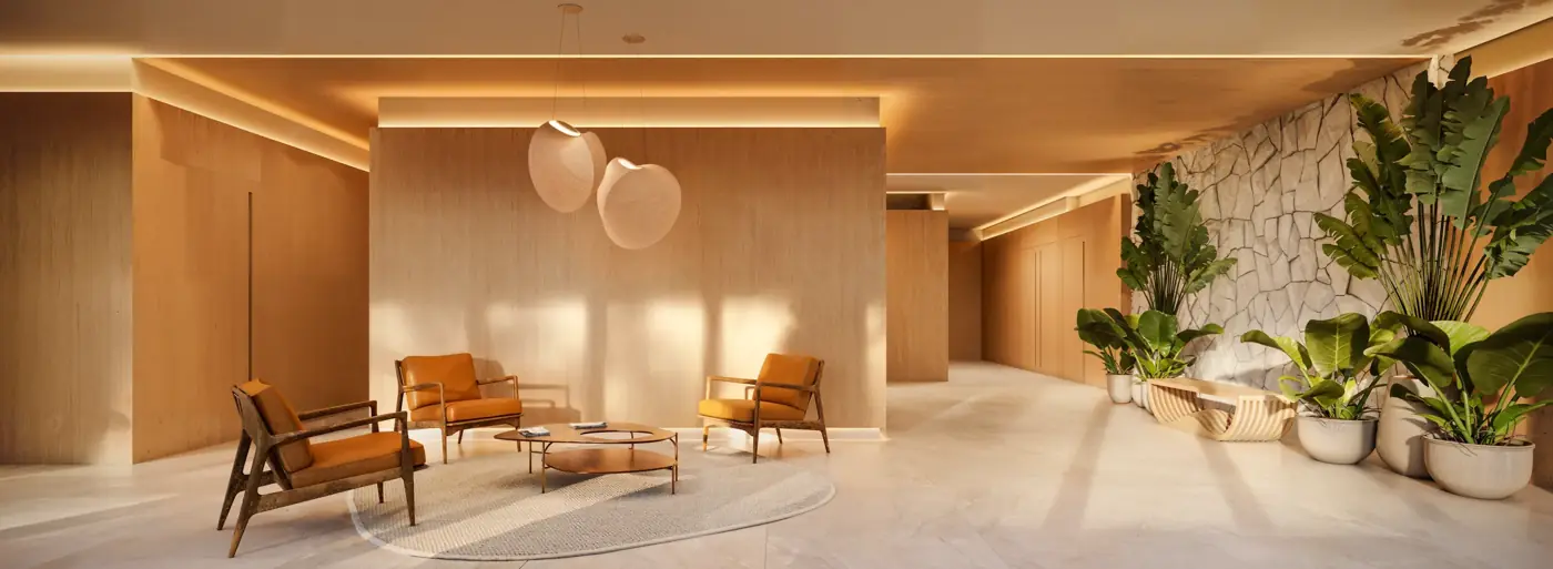Hall de entrada — Domus Prime Essence, Nossa Senhora das Graças, Canoas