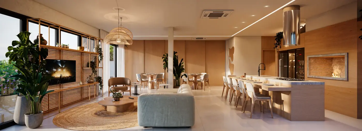 Espaço gourmet — Domus Prime Essence, Nossa Senhora das Graças, Canoas