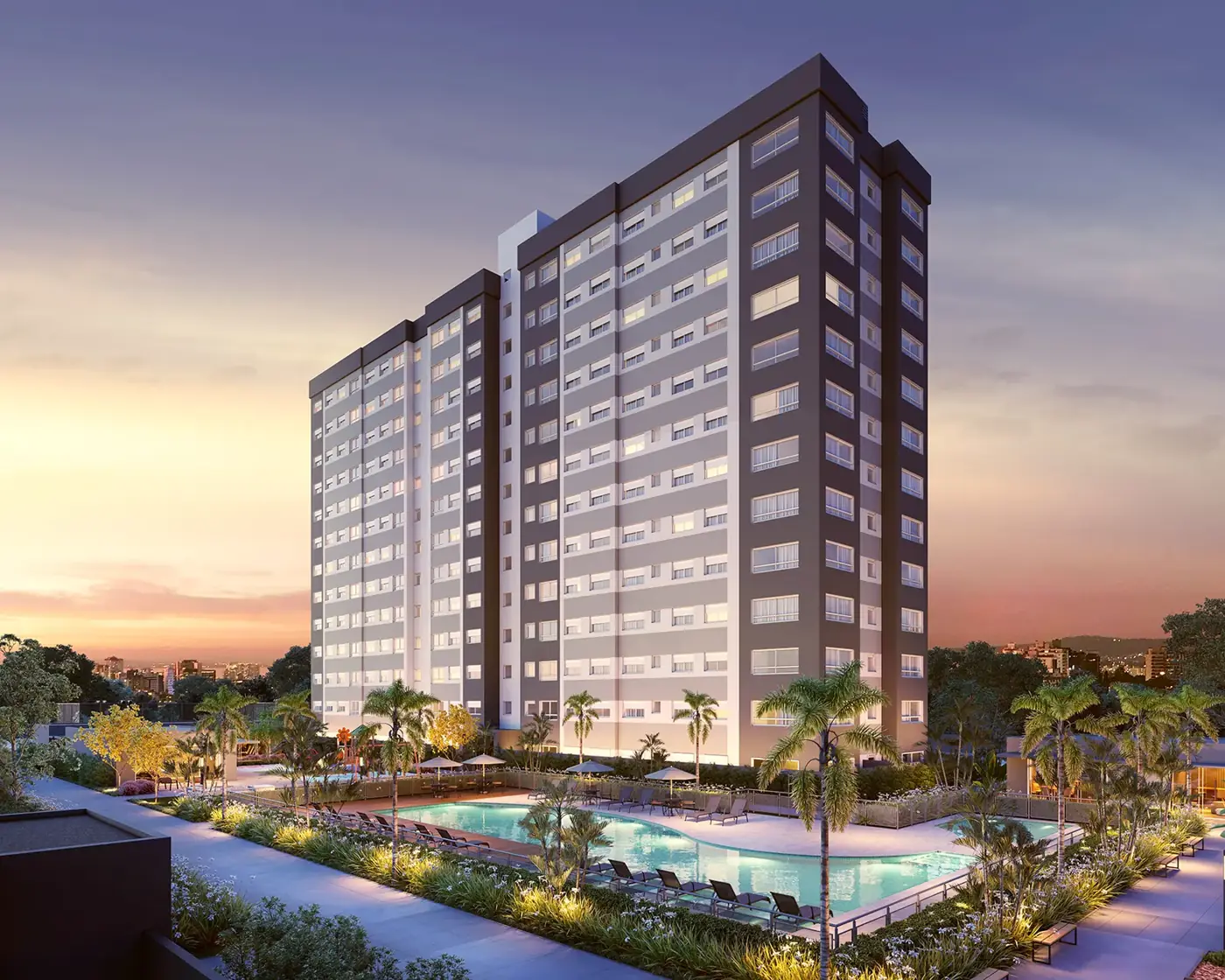 Fachada residencial — Grand Park Moinhos, Marechal Rondon, Canoas