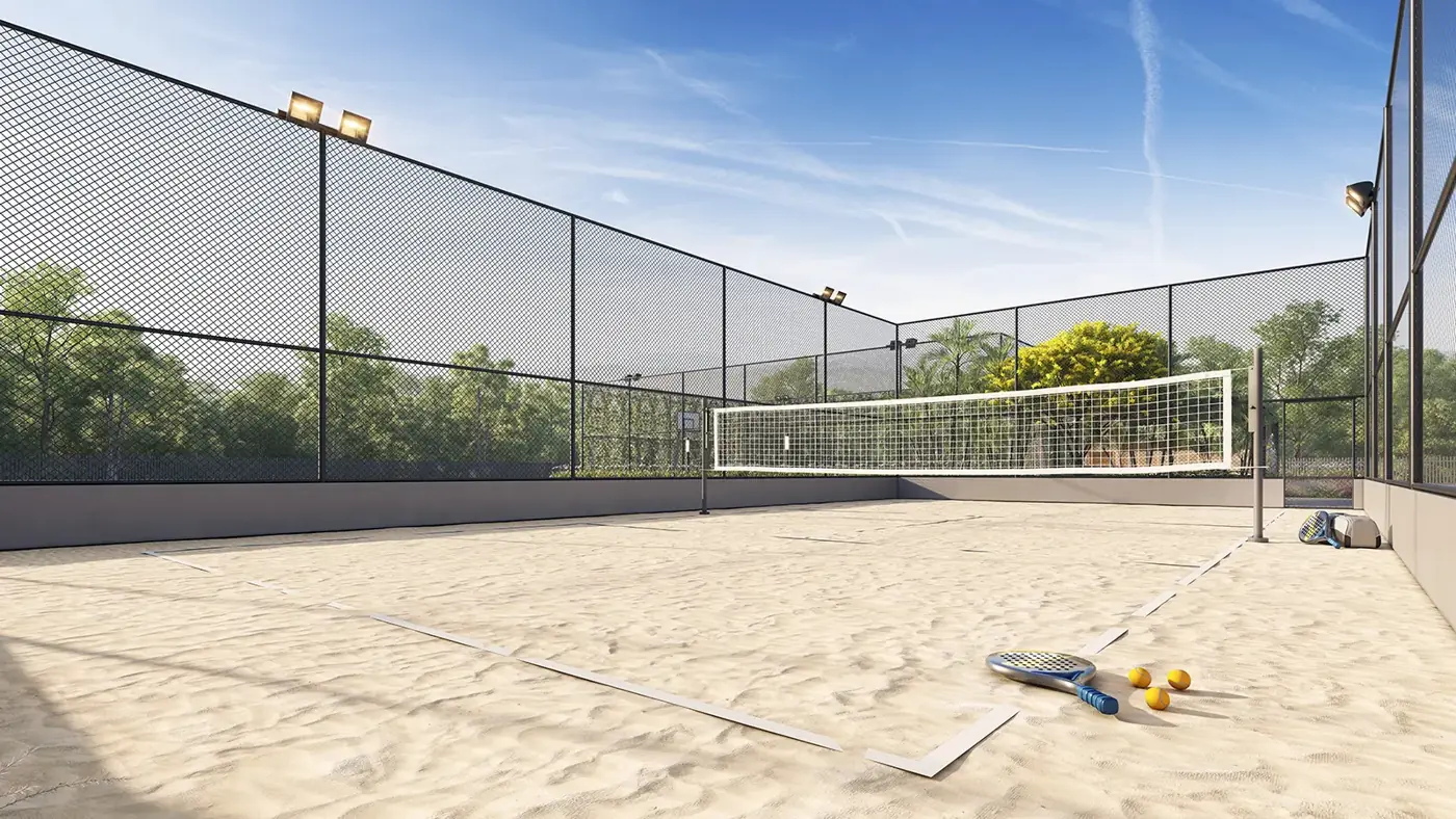 Quadra de beach tennis — Grand Park Moinhos, Marechal Rondon, Canoas