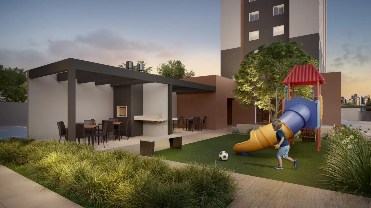 Playground e espaço gourmet — Open Major, Marechal Rondon, Canoas